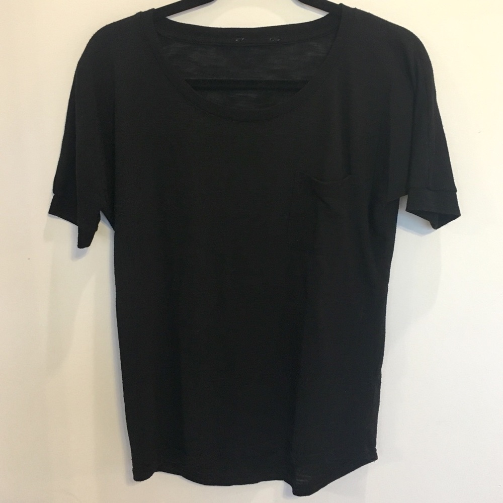 American Eagle Short Sleeve Relaxed Black T-Shirt
